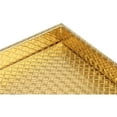 thumbnail image 4 of HofferRuffer Leather Jewelry Serving Tray, 10" x 8" Gold Modern Elegant Decorative Tray for Coffee Table Jewelry Perfume Organizer Living Dining Room Coffee Table Bathroom Office, 4 of 5