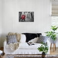 thumbnail image 3 of Italy, Lazio, Rome, Trastevere, Red Vespa, Scenic Transportation Stretched Canvas Wall Art by Jane Sweeney Sold by Art.Com, 3 of 5