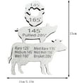 thumbnail image 5 of Metal Meat Temperature Magnet for Fridge and Grill, BBQ Gift Men Grilling Party for Husband, Meat Temperature Magnet, Unique Grilling Accessories Smoking Meat Accessories (A), 5 of 6