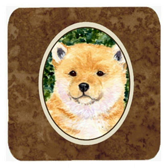 Shiba Inu Foam Coasters, Set - 4