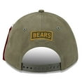 thumbnail image 4 of Men's New Era x Alpha Industries  Olive Chicago Bears A-Frame 9FORTY Adjustable Hat, 4 of 5
