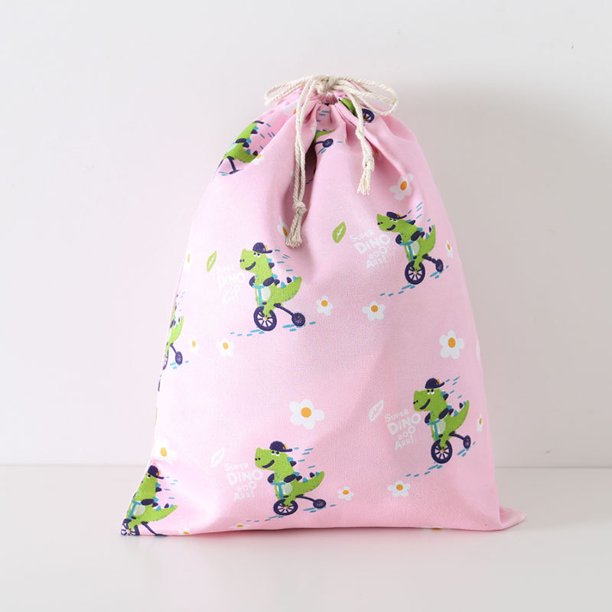 Bonita bolsa de almacenamiento de viaje con cordón ajustable, bolsa con cordón, bolsa de almacenamiento de ropa con bolsillo con cordón