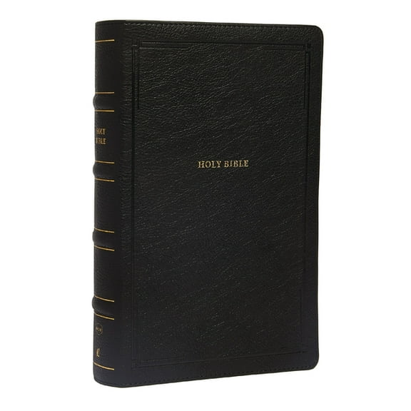 Nkjv, Reference Bible, Personal Size Large Print, Leathersoft, Black, Thumb Indexed, Red Letter Edition, Comfort Print: , (Hardcover)