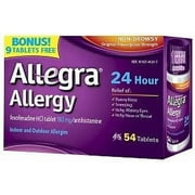 Allegra Allergy 24 Hour Tablets, 54 Count