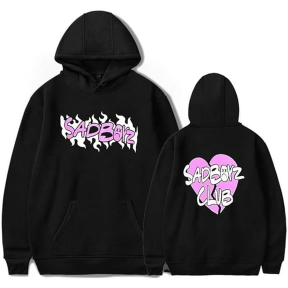 Junior H Sad Boyz Club Hoodie Merch Winter For Women/Men Long Sleeve Sweatshirt Rapper Pullover Streetwear