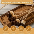 thumbnail image 4 of DecorRack 12" Natural Bamboo Wooden Grilling Skewers, 100 Count, 4 of 9