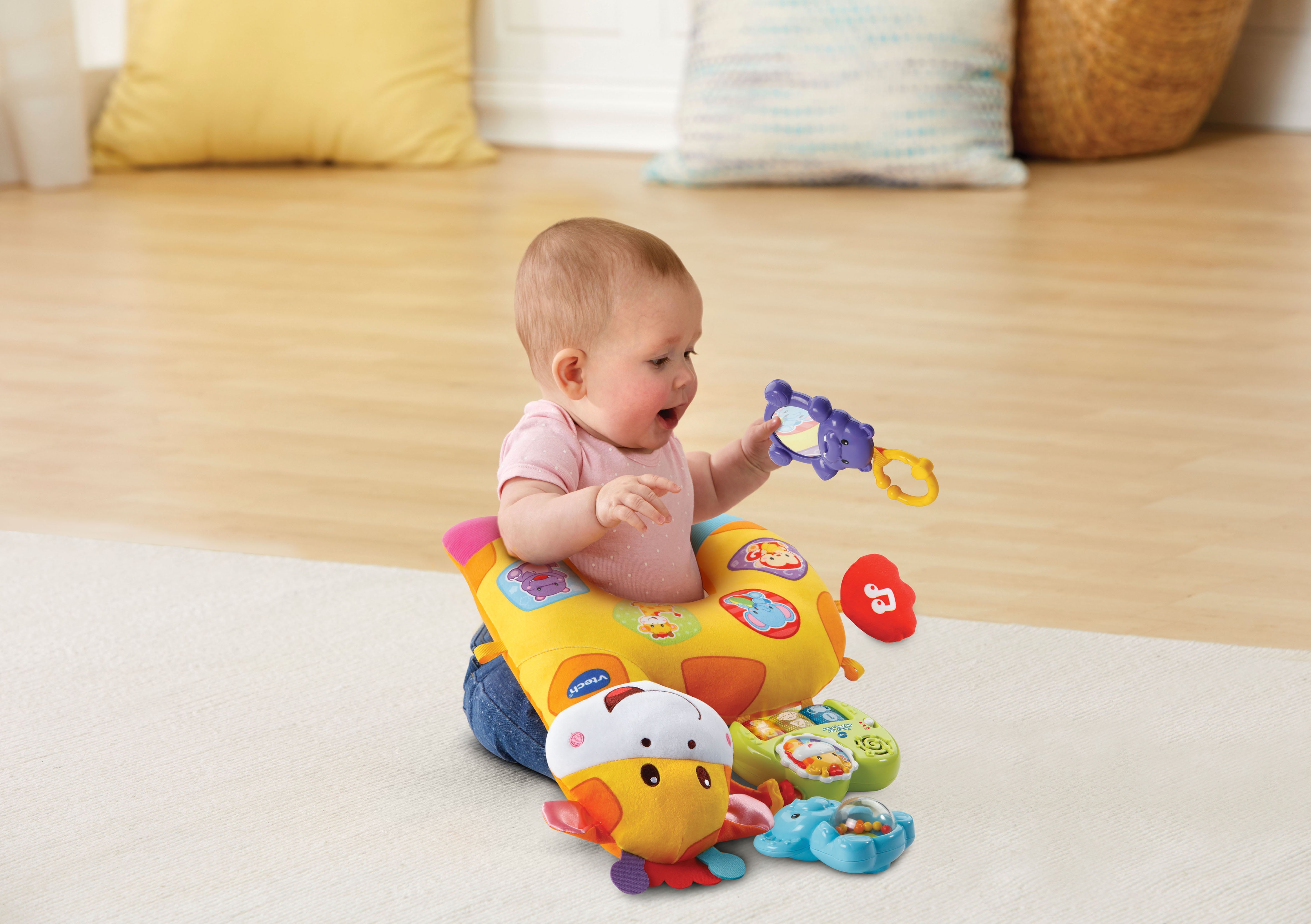vtech baby tummy time discovery pillow