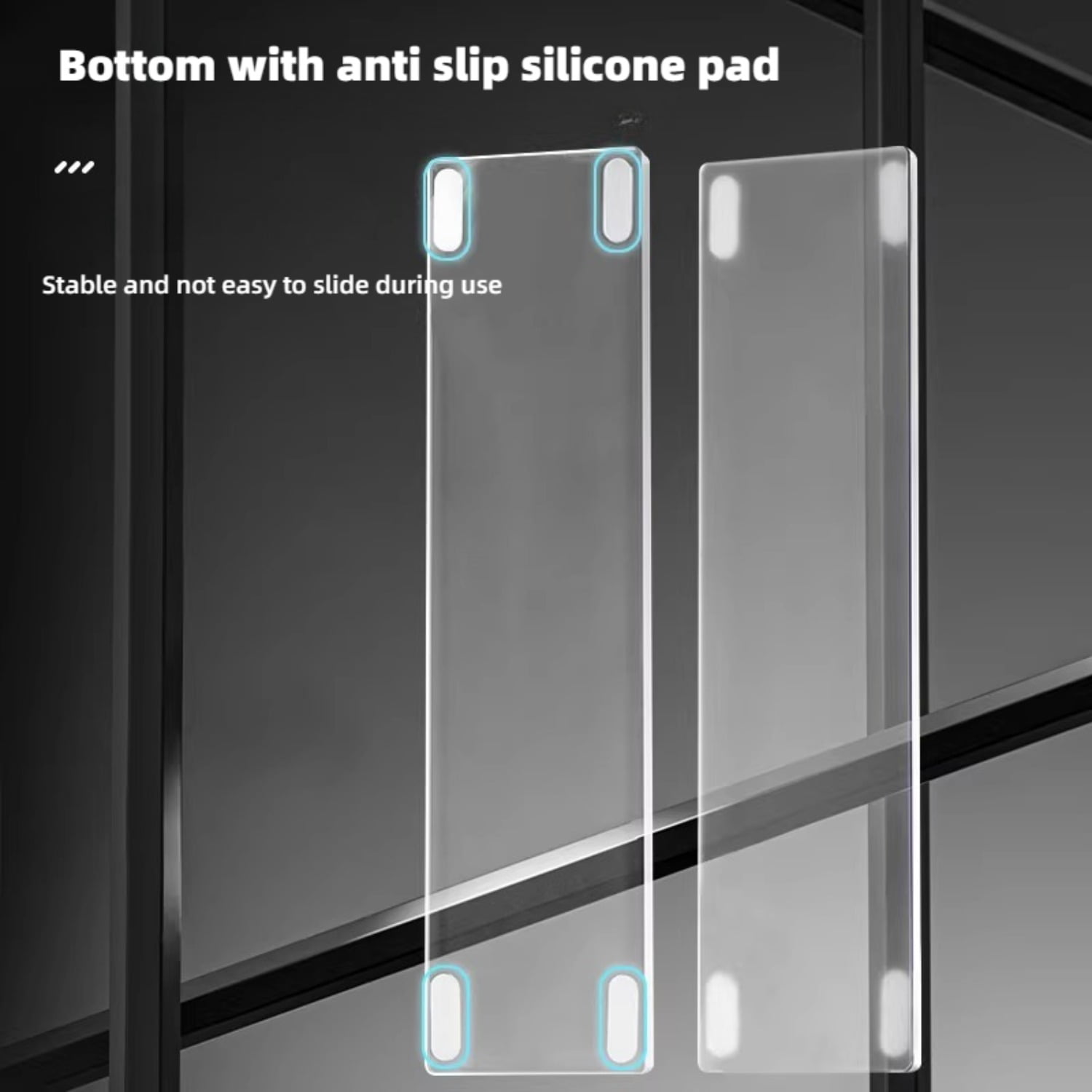 Acrylic Wrist Rest for ROG Azoth Extreme & ROG Azoth, Ergonomic Palm Support Pad for ROG Mechanical Gaming Keyboards, Clear Hand Rest