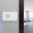 thumbnail image 5 of Single Outlet Wall Mounted Plug Adapter Socket with Double Switch(GB Plug), 5 of 5