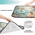thumbnail image 4 of Qxltty Mermaid Plays Music Cat litter Pads Pet Set of 2 Diaper Mats Center Anti-leakage Layer Absorbent Soft and Comfortable, 4 of 7