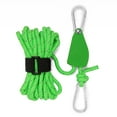 thumbnail image 3 of Polea Viento Cuerda 4mm 4m Tensor Tienda Nylon Reflectante Hebilla Fija Verde, 3 of 4