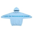 thumbnail image 6 of I Love You This Much Hoodies for Boys Girls Long Sleeve Pullover Hoodies Top Creative Hug Design Oversized Little Girl Clothes 11-12 Years, 6 of 6