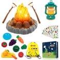 thumbnail image 2 of Mitcien Finge Fingen Camping Toys Play Set, Campfire, juega comida de juguete para niños con aceite de aceite MITCIEN MITCIEN, 2 of 2
