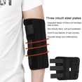 thumbnail image 5 of inmovilizador Codo Codera de Apoyo PM Tablilla Ajustable Brazo Codo con Bisagras Support Antebrazo, férula, ortesis, Banda Almohadilla, Correa,Protector Manga Envoltura para Noche y Diario (S) Amonsee No, 5 of 5