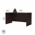 thumbnail image 2 of Studio C 60W x 30D Office Desk in Black Walnut - Engineered Wood, 2 of 7