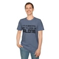 thumbnail image 4 of Funny Mens Tshirt Leave me Alone tee Sarcastic Graphic Shirt for Men, 4 of 6