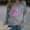 Gray, variant on CLOISE Cancer Sweatshirt Women Breast Cancer Awareness Sweatshirt Hand Ribbon Pink Crewneck Long Sleeve Shirts Cancer Fight Blouses Comfy Pullover Tops Fall Clothes Black XL