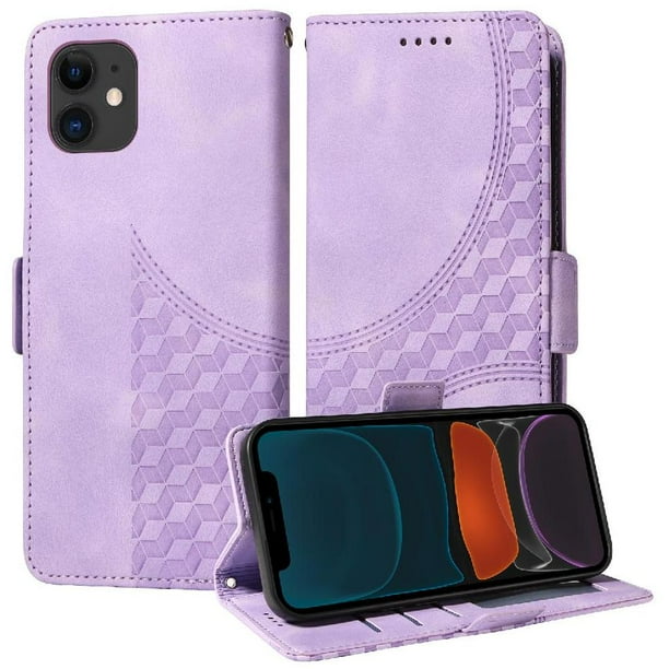 Funda GANGXUN para iPhone 11 con diseño acolchado elegante, cuero PU, protección total y ajuste preciso