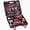 Red, variant on 8V Cordless Drill Set, 132 Piece Home Tool Set, With Hand Drill Ideal, for Women Men Homeowner