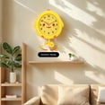 thumbnail image 2 of Unique Bargains 1pc Duck Cartoon Silent Non Ticking Wall Clock 15" x 12" x 2" Yellow, 2 of 5