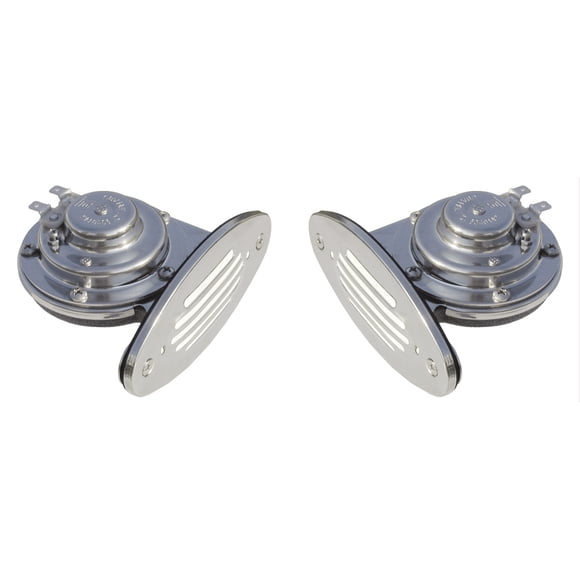 Schmitt &amperio; Ongaro Mini SS Dual Drop-In Horn con parrillas SS High &amp; Tono bajo