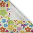 thumbnail image 4 of Ambesonne Colorful Window Valance, Sixties Hippie Flowers, 54" X 18", Multicolor, 4 of 5