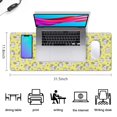 thumbnail image 5 of Long Mouse Pads for Desk,Yellow Cartoon Cat Unicorn Pattern Desk Mats on Top Of Desks, Desk Mouse Pad Extra Large with 3mm Non-Slip Base and Stitched Edge for Gaming,Office,Work,Home 31.5"x11.8", 5 of 6
