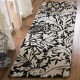 thumbnail image 3 of SAFAVIEH Soho Malta Floral Wool Area Rug, Black/Beige, 6' x 6' Square, 3 of 10