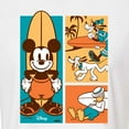 thumbnail image 3 of Disney - Mickey & Friends - Donald Duck, Goofy, & Pluto - Sun, Sand, & Surf - Juniors Cropped Cotton Blend T-Shirt, 3 of 5