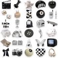 thumbnail image 4 of Pegatinas estéticas para portátiles, álbumes de recortes, botellas de agua, pegatinas en blanco y negro, 61 pegatinas retro Y2K para adolescentes, calcomanías de vinilo impermeables., 4 of 5
