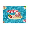 thumbnail image 1 of Letrero de metal retro para café, diseño de Papá Noel, para Navidad, playa, bar, cafetería, cervecería, pub, decoración de pared, tamaño: 12 x 8 pulgadas, 1 of 4