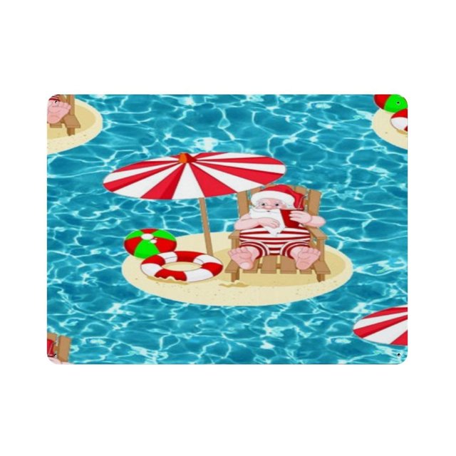 Letrero de metal retro para café, diseño de Papá Noel, para Navidad, playa, bar, cafetería, cervecería, pub, decoración de pared, tamaño: 12 x 8 pulgadas