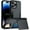 Black, variant on Wallet Case for Women Men - Flip Case Credit Card Holder Hybrid Cover, Double Layer Shockproof Heavy Duty Protection All-Round Armor Drop Protective Phone Case for iPhone 13 Pro Max, Black