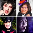 thumbnail image 2 of Paquete de 12 colmillos de dientes de vampiro, orejas de elfo para accesorios de disfraz de Cosplay, recuerdos de fiesta de Halloween, 2 of 3