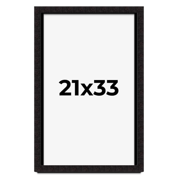 21x33 Shadow Box Black Solid Wood Display Picture Frame | 1 Inch Rabbet Depth | | 1.375 Inch