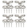 thumbnail image 1 of Uxcell 4-Pack Flip Latch Puerta Latch, Cerradura de Puerta de Granero Deslizante de 3 Pulgadas, Cerraduras Deslizantes de 90/180 Grados [Plata Cepillada], 1 of 7