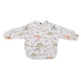 thumbnail image 2 of Mess Proof , Long Sleeve  Cartoon Pattern Waterproof Portable Easy Cleaning  For Travel Birds,Zoo Animals,Dinosaur, 2 of 8