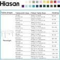 thumbnail image 5 of 60 x 84 Inch Checkered Tablecloth Rectangle - Waterproof & Wrinkle Resistant Spring Table Cloth for Picnic, Dinner and Party, Washable Polyester Fabric, Yellow and White Gingham Pattern, 5 of 6