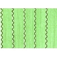 thumbnail image 1 of Ahgly Company Indoor Rectangle Solid Green Modern Area Rugs, 2' x 4', 1 of 4