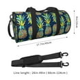 thumbnail image 4 of KLL Colorful Pineapples Duffle Bag For Men Women Sport Gym Fitness Tote Travel Training Workout Basketball Football Weekender, 4 of 8