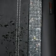 thumbnail image 4 of CAR GRAND Bling Car Seat Covers Front Pair, Shining Rhinestone Diamond Waterproof Faux Leather, Universal Fit Automotive Glitter Crystal Sparkle Strips for Cute Women Girl, silver, 4 of 6
