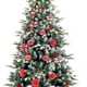 thumbnail image 4 of pstuiky Adornos navideños de terciopelo pintado con caja de Navidad flocada, 4 of 7