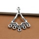 thumbnail image 3 of DIY Pendant Charms Alloy Pendant Connector for Jewelry Making 30Pcs, 3 of 5