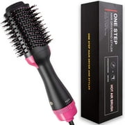 Hair Straightening & Volumizing One Step Blow Dry Hair Brush