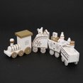thumbnail image 5 of Mini Christmas Wooden Train Toy Kid Home DIY Train Decoration Ornament Christmas Gift For Boys Girls 3-6 Year Old, 5 of 19