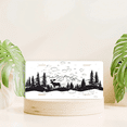thumbnail image 6 of 1 Pcs 2D Flat License Plate Covers & Frames, Moose in Mountain For Decorative Front, Waterproof For Decoration Aluminum License Plate Covers & Frames Cover For Men Women, 12" X 6", 6 of 6