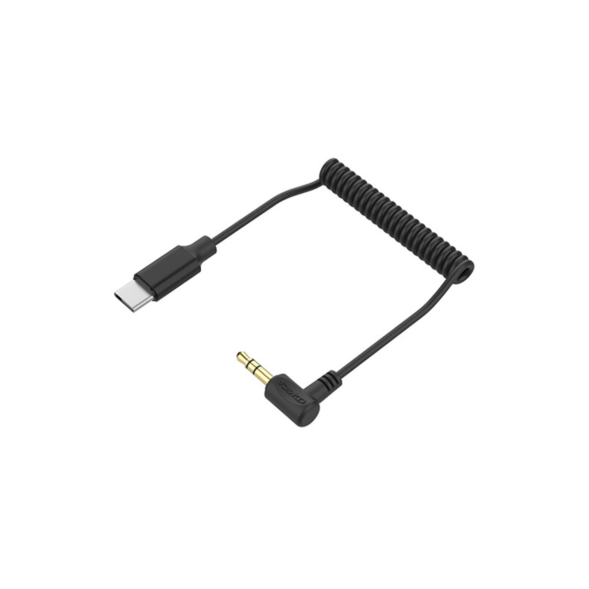 Comica CVM-D-UC II 24" 3.5mm TRS Male to USB-C Coiled Audio Adapter Cable with ADC Chip