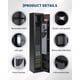 thumbnail image 2 of Yeshouse caja fuerte para 3 o 4 armas, armario de acceso rápido para rifles y pistolas con compartimento de almacenamiento, estante extraíble y teclado de seguridad, ideal para oficina en casa, 2 of 8