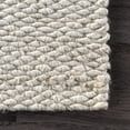 thumbnail image 5 of nuLOOM Hailey Hand Woven Jute Area Rug, 6', Off White, 5 of 9