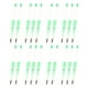 thumbnail image 4 of 20 bolígrafos de cuentas creativos surtidos para exámenes de escritura escolar Verde, 4 of 9